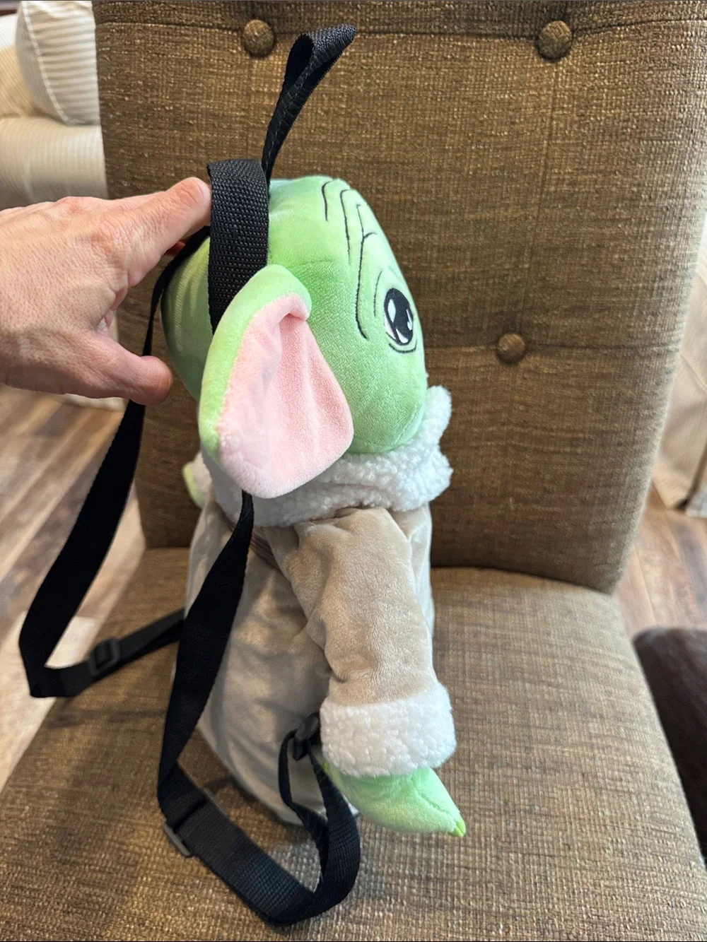 Star Wars yoda plush backpack
